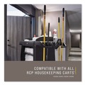 Utility Carts | Rubbermaid Commercial 2202589 Resin QuickClips for Rubbermaid Commercial FG618900BLA/2202581 - Black (6/Carton) image number 5