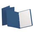 Office Jansan | Oxford 52538EE 3 Fasteners Report Cover Panel and Border Cover - Dark Blue (25/Box) image number 1
