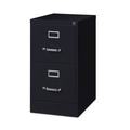 Office Filing Cabinets & Shelves | Alera 26118 15 in. x 22 in. x 28.37 in. Letter-Size Two-Drawer Economy Vertical File - Black image number 3