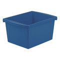 Storage Bins & Lids | Storex 61514U06C 4 Gallon 10 in. x 12.63 in. x 7.75 in. Storage Bins - Randomly Assorted Colors image number 1