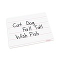 Office Jansan | Universal UNV43911 11.75 in. x 8.75 in. Penmanship Ruled Lap/Learning Dry-Erase Board - White Surface (6/Pack) image number 3