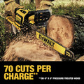 Chainsaws | Dewalt DCCS670X1 60V MAX FLEXVOLT Brushless Lithium-Ion 16 in. Cordless Chainsaw Kit (3 Ah) image number 6