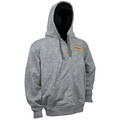 Heated Hoodies | Dewalt DCHJ080B-M 20V MAX Li-Ion Heathered Gray Heated Hoodie (Jacket Only) - Medium image number 0