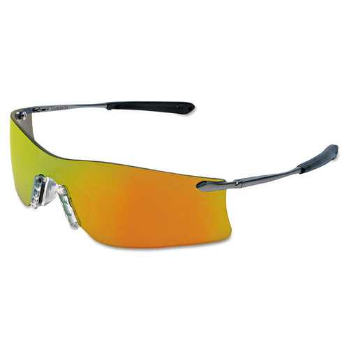 Eye Protection | Crews T411R Rubicon T4 Series Safety Glasses with Fire Mirror Lens image number 0