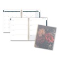 Notebooks & Pads | AT-A-GLANCE 1768905 11 in. x 8.5 in. 12-Month (Jan-Dec 2026) Midnight Garden Weekly/Monthly Planner - Black/Pink/Green Cover image number 0