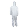 Labor Day Sale! Save $30 off $199! | Ansell KCC 44327 A40 Elastic-Cuff and Ankle Hooded Coveralls - 4X-Large White (25/Carton) image number 2
