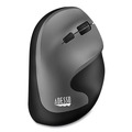 Office Electronics & Batteries | Adesso A20 iMouse A20 2.4 GHz Frequency 33 ft. Wireless Range Right Hand Use Antimicrobial Vertical Wireless Mouse - Black/Granite image number 1