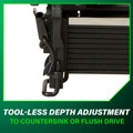 Pneumatic Crown Staplers | Metabo HPT N5021AM 16-Gauge 15/16 in. Wide Crown Stapler image number 5