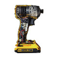 Dewalt DCF887D2 20V MAX XR Brushless Lithium-Ion 1/4 in. Cordless 3-Speed Impact Driver Kit with (2) 2 Ah Batteries image number 3