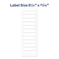 Office Jansan | Avery 04013 0.94 in. x 3.5 in. Pin-Fed/Dot Matrix Printer Mailing Labels - White (5000/Box) image number 5
