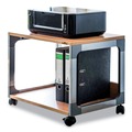 Office Carts & Stands | Durable 3710124 System 48 23.6 in. x 18.7 in. x 17 in. 2 Shelves Metal Multi-Function Trolley - Beech image number 1
