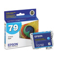 Ink & Toner | Epson T079220 T079220 (79) 810 Page-Yield Claria High-Yield Ink - Cyan image number 0