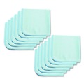 Cleaning & Janitorial Supplies | Rubbermaid Commercial FGQ63000BL00 Executive Series Hygen 16 in. x 16 in. Microfiber Glass Cleaning Cloths - Blue (12/Carton) image number 0