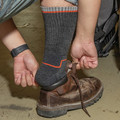 Footwear | Klein Tools 60509 1 Pair Performance Thermal Socks - X-Large, Dark Gray/Light Gray/Orange image number 5