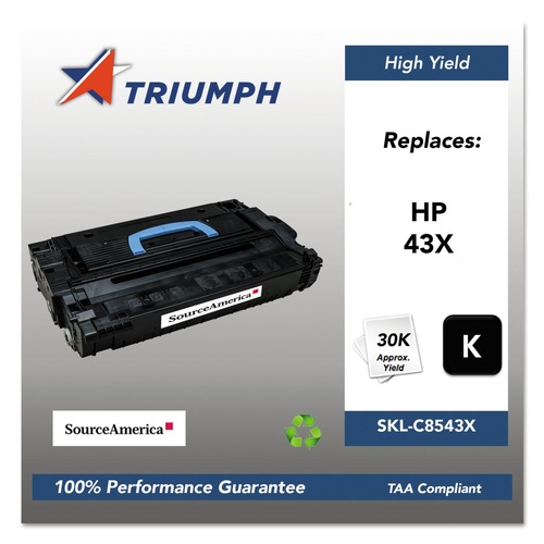 Ink & Toner | Triumph SKL-C8543X 751000NSH0354 Remanufactured C8543X (43X) 30,000 Page-Yield High-Yield Toner - Black image number 0
