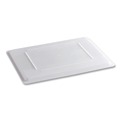 Cups and Lids | Rubbermaid Commercial FG350200WHT 26 in. x 18 in. Food/Tote Box Lids - White image number 2