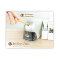 | Bostitch EPS8HD-GRY QuietSharp 4 in. x 7.5 in. x 5 in. Executive Electric Pencil Sharpener - Gray/Cream image number 1