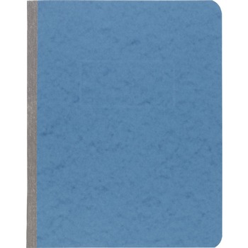 ACCO A7025972A 8.5 in. x 11 in. 3 in. Capacity 2-Hole Prong Fastener Pressboard Report Cover with Tyvek Reinforced Hinge - Light Blue