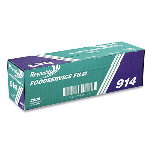 Office Jansan | Reynolds Wrap 000000000000000914 18 in. x 2,000 ft. PVC Film Roll with Cutter Box (1/Carton) image number 0