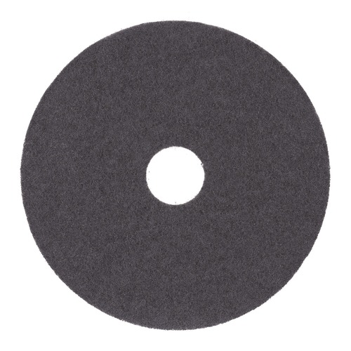 Cleaning & Janitorial Accessories | Boardwalk BWK4014BLA 14 in. Diameter Stripping Floor Pads - Black (5/Carton) image number 0