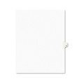 Customer Appreciation Sale - Save up to $60 off | Avery 01415 11 in. x 8.5 in. Legal Exhibit Letter O Side Tab Index Dividers - White (25-Piece/Pack) image number 0