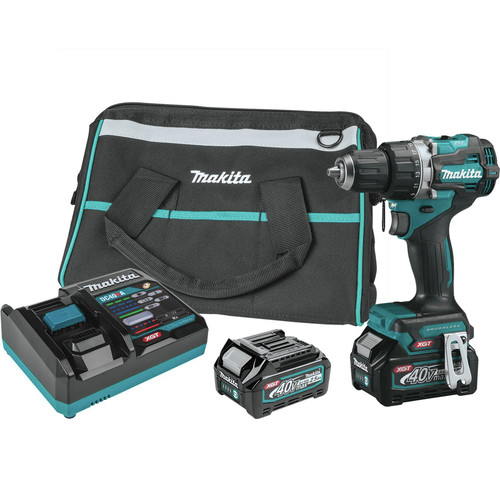 Drill Drivers | Makita GFD02D 40V max XGT Brushless Lithium-Ion 1/2 in. Cordless Compact Drill Driver Kit (2.5 Ah) image number 0