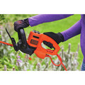 Hedge Trimmers | Black & Decker BEHT200 120V 3.5 Amp Brushed 18 in. Corded Hedge Trimmer image number 7