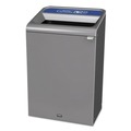 Trash & Waste Bins | Rubbermaid Commercial 1961629 33 Gallon Configure 1 Stream Mixed Recycling Waste Receptacle - Gray image number 0