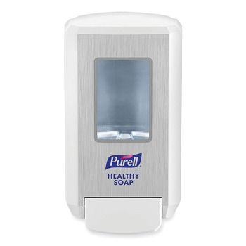 PURELL 5130-01 4.88 in. x 8.8 in. x 11.38 in. 1250 mL CS4 Push-Style Soap Dispenser - White (1/Carton)