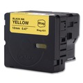 Labels | Brother P-Touch BTAG631 0.47 in. x 13.1 ft. Genuine P-Touch BTAG Label Tapes - Black on Yellow image number 4