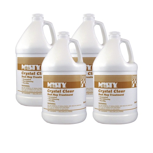 Cleaning & Janitorial Supplies | Misty 1003411 1 Gallon Attracts Dirt Non-Oily Dust Mop Treatment - Grapefruit Scent (4/Carton) image number 0