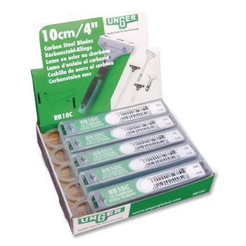 Unger Carbon Steel Replacement Blades for 4 in. Scrapers (10/Pack)