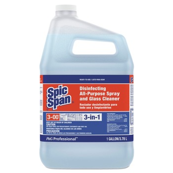 Spic and Span 58773EA 1 Gallon Bottle All-Purpose Disinfecting Spray and Glass Cleaner - Fresh Scent