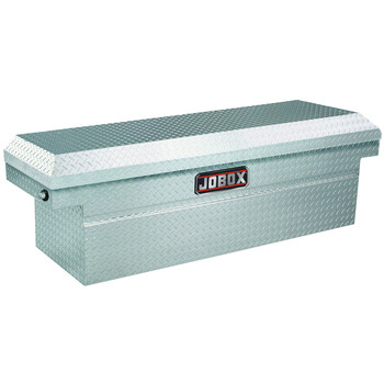 CROSSOVERS TRUCK BOXES | JOBOX JAC1391980 Aluminum Single Lid Mid-size Crossover Truck Box (ClearCoat)