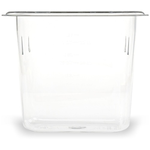 Office Jansan | Carlisle 3068807 4.25 in. x 6.93 in. x 6 in. 1.4 qt. StorPlus Polycarbonate Food Pan - Clear image number 0