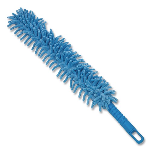 Dusters | Gritt Commercial GRI176 22 in. Length Flexible Wand Duster with Microfiber and Chenille Sleeve - Blue image number 0