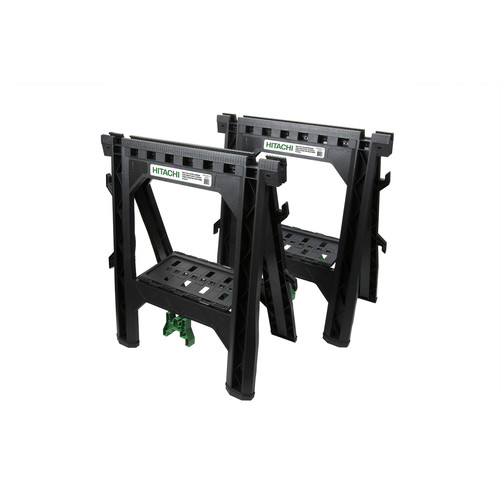Bases and Stands | Metabo HPT 115445M 27 In. Plastic Sawhorse (2-Pack) image number 0