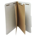 Office Jansan | Universal UNV10272 6-Section 2-Divider Pressboard Classification Folders - Letter, Gray (10/Box) image number 2