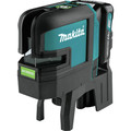 Makita SK106GDNAX 12V max CXT Lithium-Ion Cordless Self-Leveling Cross-Line/4-Point Green Beam Laser Kit (2 Ah) image number 1