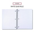 Office Jansan | Universal UNV66634 10.5 in. x 8 in. 1-Subject Quadrille Rule Wirebound Notebook - Assorted Cover Colors (4/Pack) image number 5