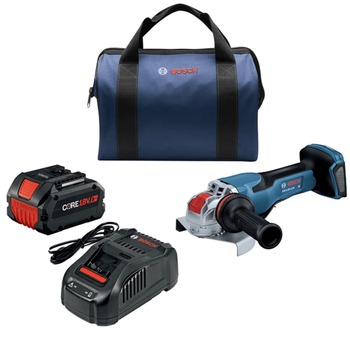 ANGLE GRINDERS | Bosch GWX18V-13PB14 18V PROFACTOR Lithium-Ion Spitfire X-LOCK 5 in. - 6 in. Angle Grinder with Paddle Switch (8 Ah)