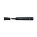 Office Jansan | Universal UNV07051 Broad Chisel Tip Permanent Marker - Black (1 Dozen) image number 6