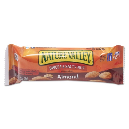 Food Service | Advantus GEM42068 1.2 oz. Bar Granola Bars - Sweet and Salty Nut Almond Cereal (16/Box) image number 0