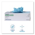 Disposable Gloves | Boardwalk 382LCTA 5 mil Disposable Examination Nitrile Gloves - Large, Blue (1000/Carton) image number 5