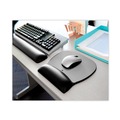 Office Jansan | 3M WR310LE 19 in. Antimicrobial Leatherette Cover Gel Wrist Rest for Keyboard - Black image number 2
