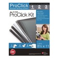 Bulk Savings Pricing 2 | GBC 2515665P 5/16 in. Capacity Instant Report Kit - Clear/Black Cover/Black Spine (2/Pack) image number 0