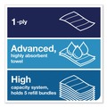Paper Towels and Napkins | Tork 105065 1-Ply 7.91 in. x 8.85 in. PeakServe Continuous Hand Towel - White (12/Carton) image number 6