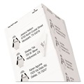 Mothers Day Sale! Save an Extra 10% off your order | Avery 05662 Easy Peel 1.33 in. x 4 in. Mailing Labels with Sure Feed - Matte Clear (14-Piece/Sheet, 50 Sheets/Box) image number 1