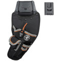 Tool Belts | Klein Tools 55917 Tradesman Pro 15.5 in. x 8 in. x 6 in. Modular Drill Pouch with Belt Clip - Black/Gray/Orange image number 0