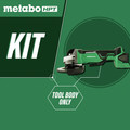 Angle Grinders | Metabo HPT G18DBALQ4M 18V Cordless Lithium-Ion Brushless 4-1/2 in. Angle Grinder (Tool Only) image number 1